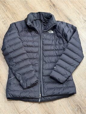 The North Face Kids Navy Blue Puffer Jacket